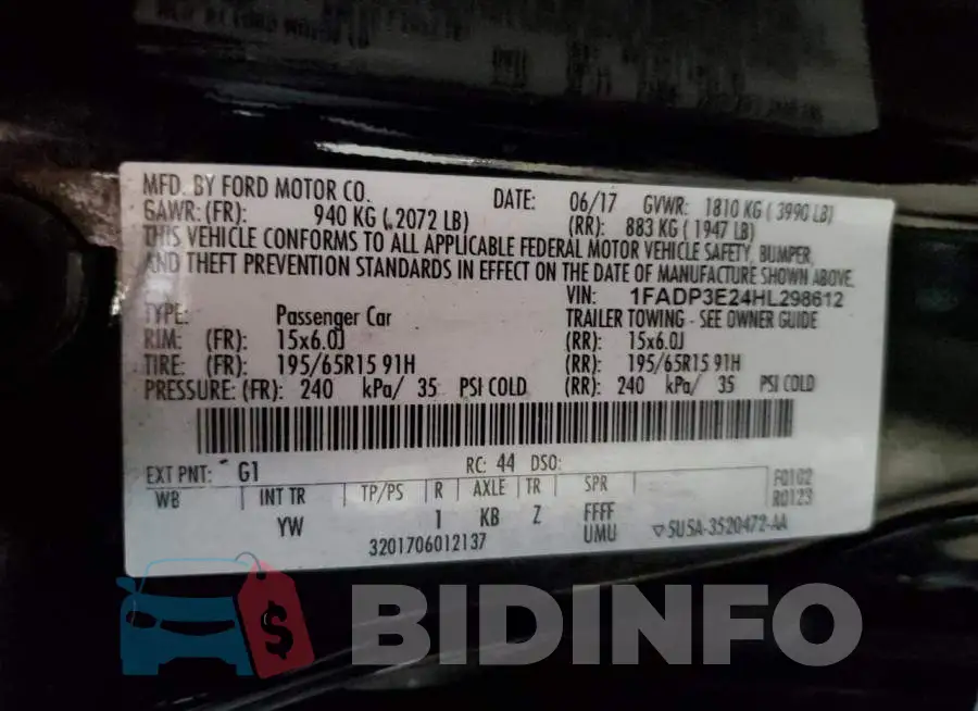 1FADP3E24HL298612 Photo# 13