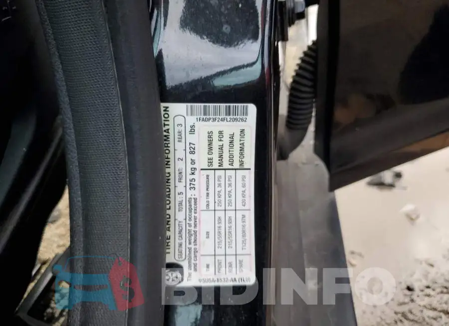 1FADP3F24FL209262 Photo# 13