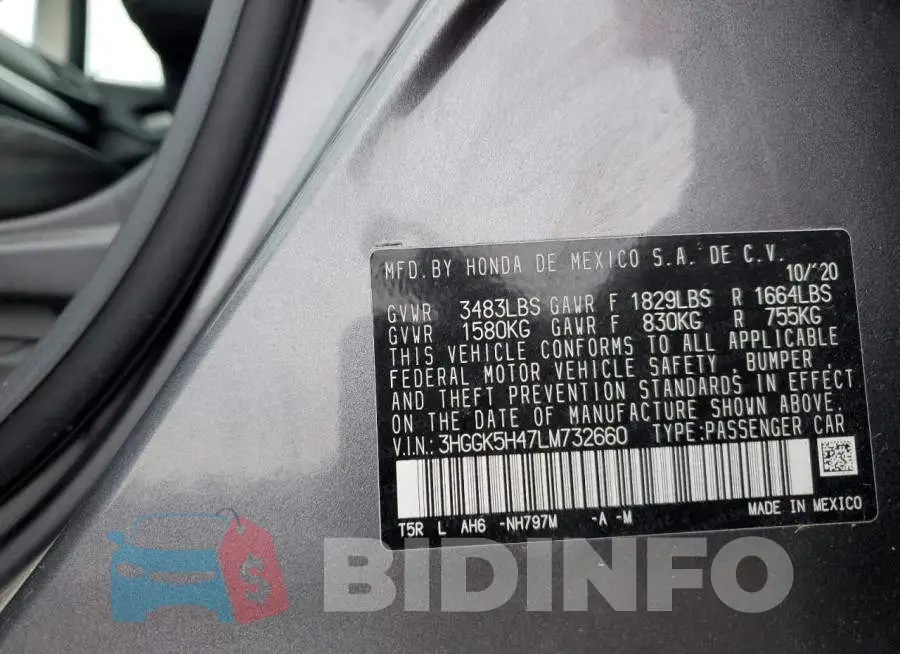 3HGGK5H47LM732660 Photo# 12