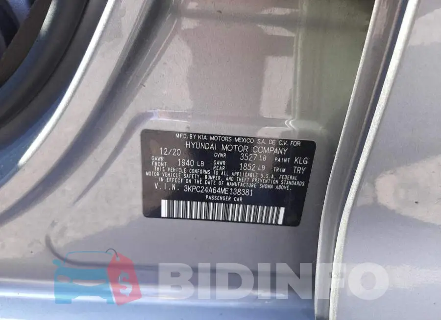 3KPC24A64ME138381 Photo# 12