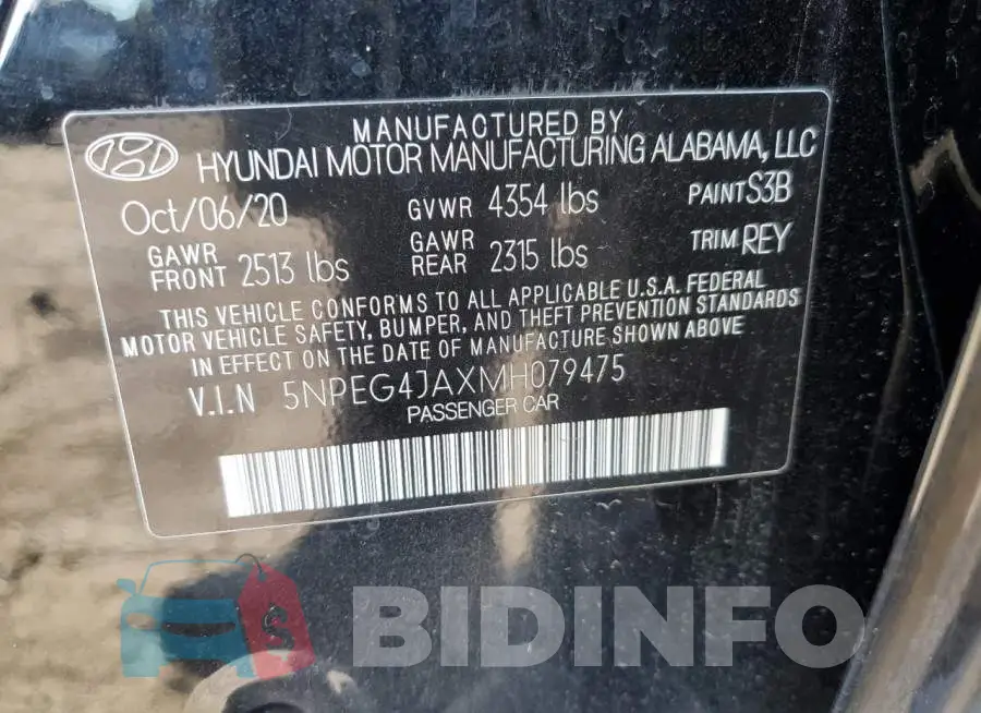 5NPEG4JAXMH079475 Photo# 12