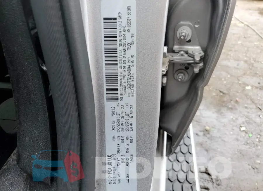1C6SRFFT2LN140844 Photo# 12