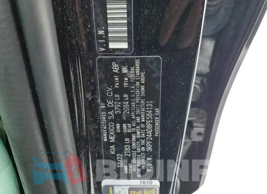 3KPF24AD8PE584131 Photo# 12