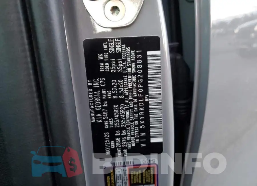 5XYRKDLF0PG208831 Photo# 12