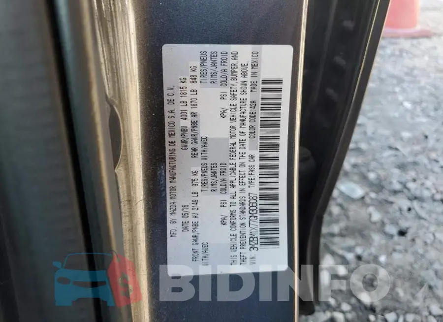 3MZBM1X77GM306087 Photo# 12