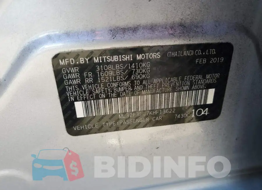 ML32F3FJ7KHF13622 Photo# 12