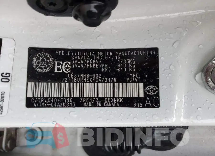 2T1BURHEXFC473176 Photo# 12