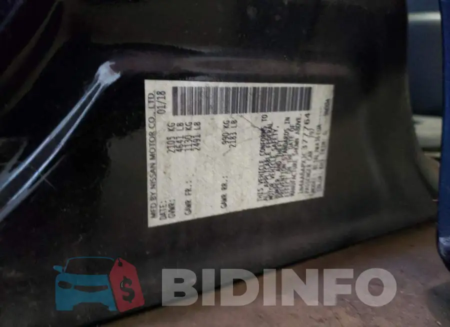 1N4AA6APXJC377764 Photo# 12