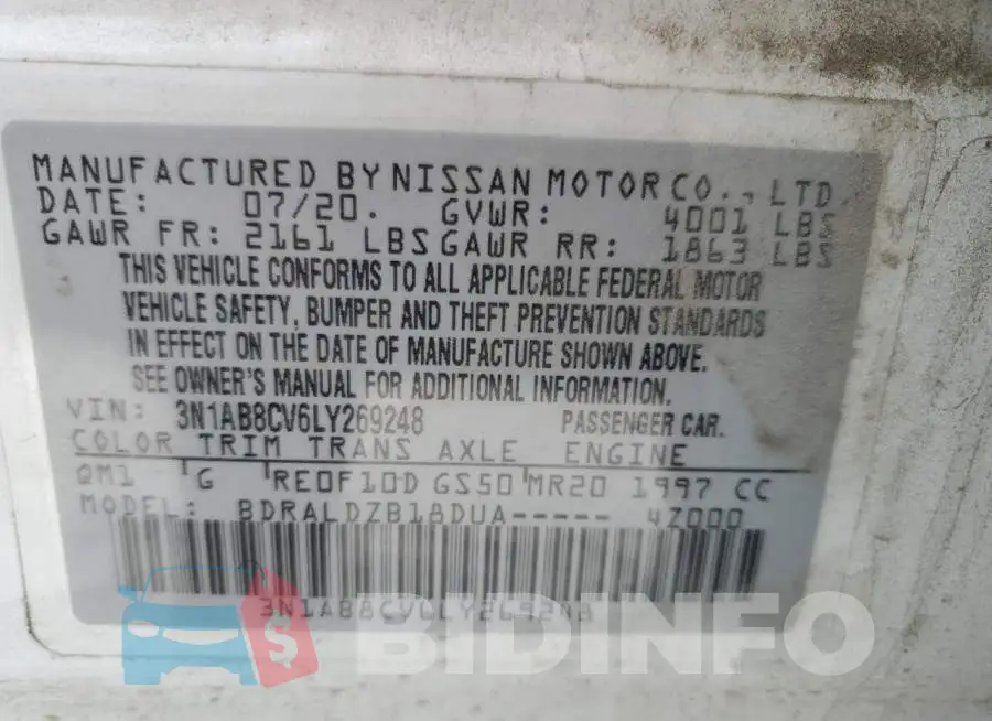 3N1AB8CV6LY269248 Photo# 12