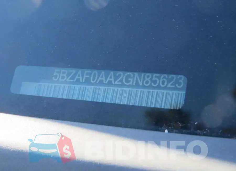 5BZAF0AA2GN856231 Photo# 10