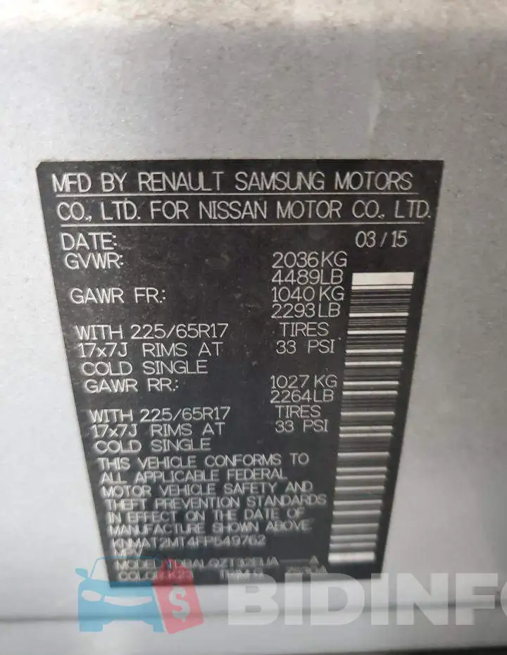 KNMAT2MT4FP549762 Photo# 13