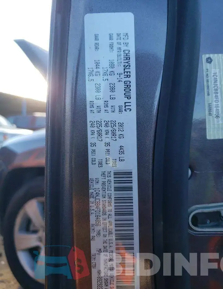 1C4NJCBB4FD164856 Photo# 12