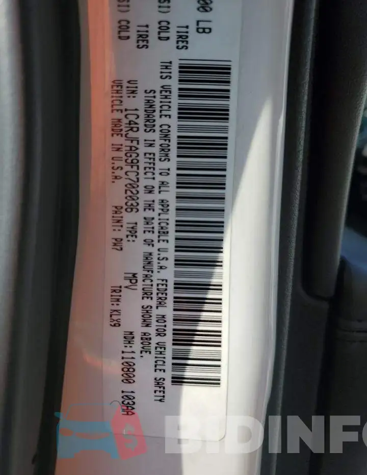 1C4RJFAG9FC702036 Photo# 12