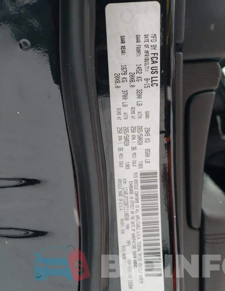1C4RJFCG9FC110830 Photo# 12