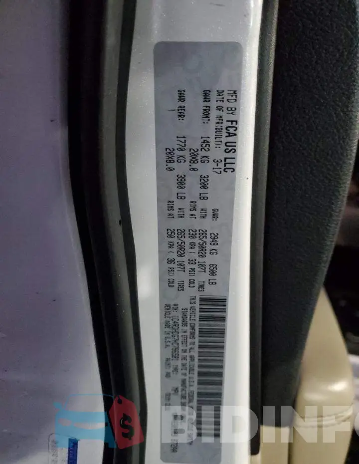 1C4RDHDG7HC796581 Photo# 13