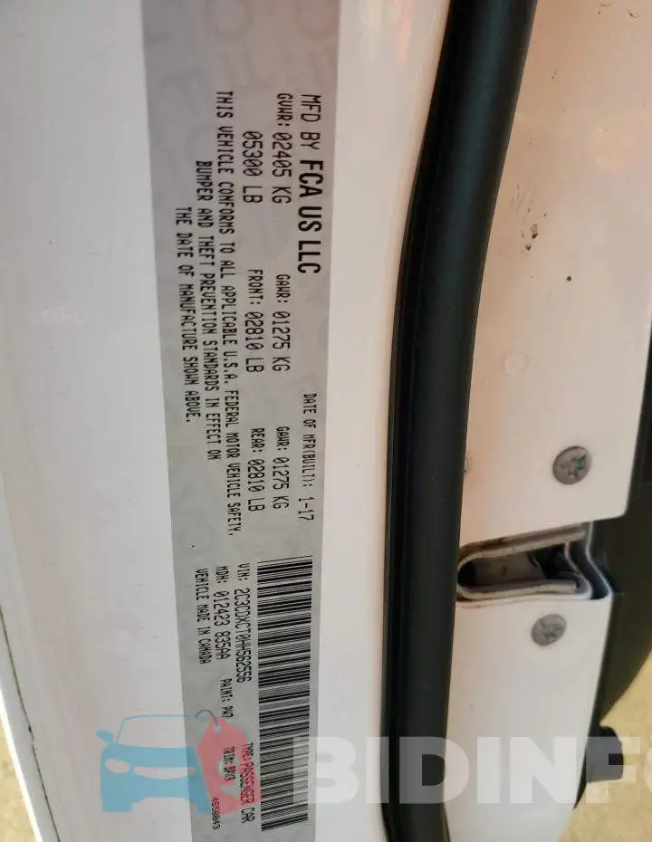 2C3CDXCT0HH562556 Photo# 12