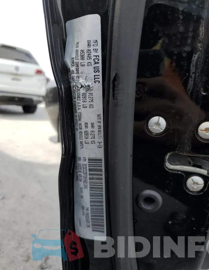 2C3CDZBT2KH621241 Photo# 12
