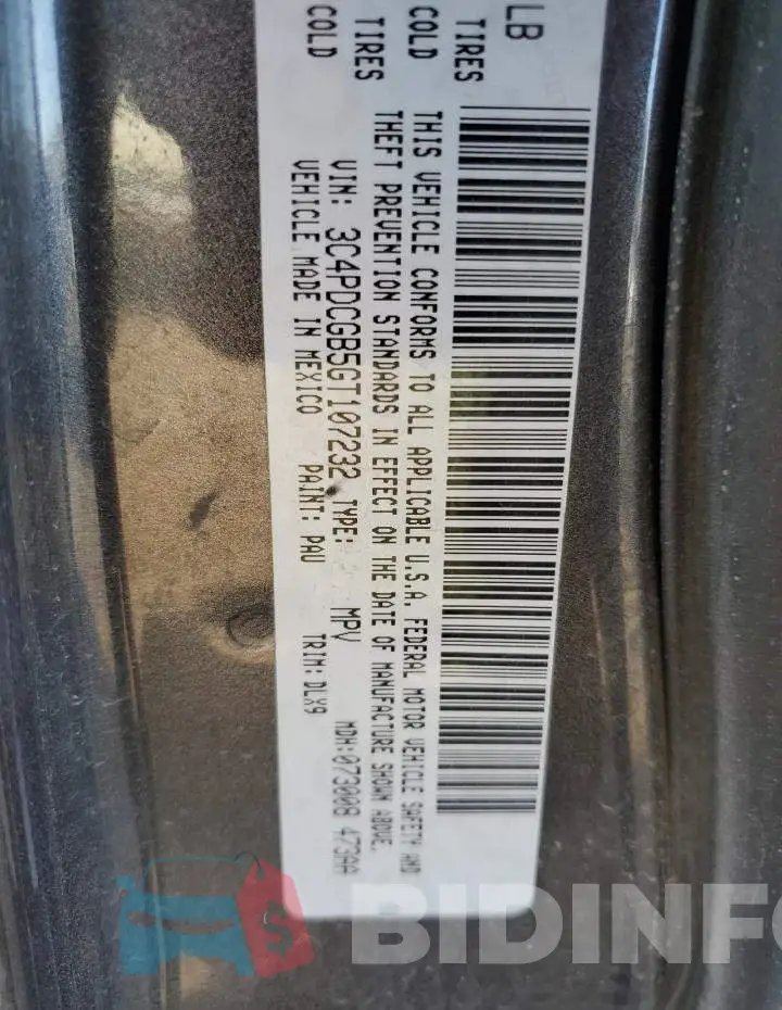 3C4PDCGB5GT107232 Photo# 12