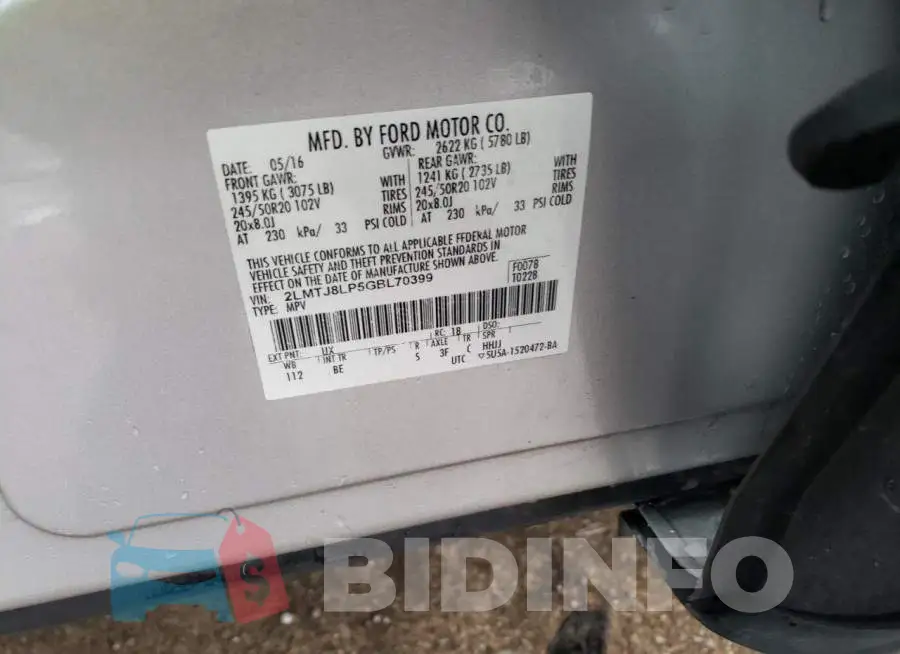 2LMTJ8LP5GBL70399 Photo# 12