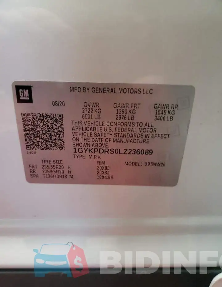 1GYKPDRS0LZ236089 Photo# 13