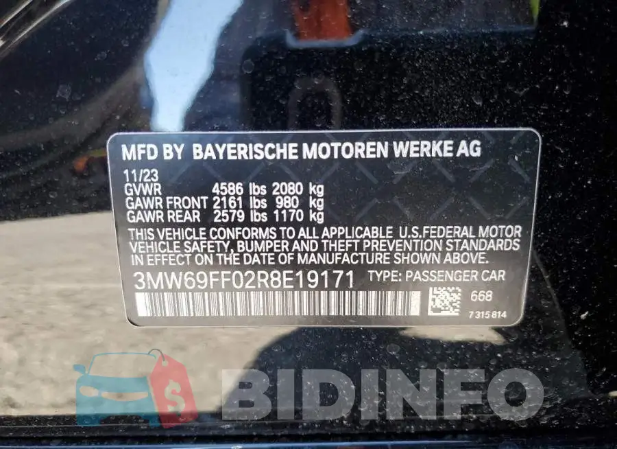 3MW69FF02R8E19171 Photo# 12