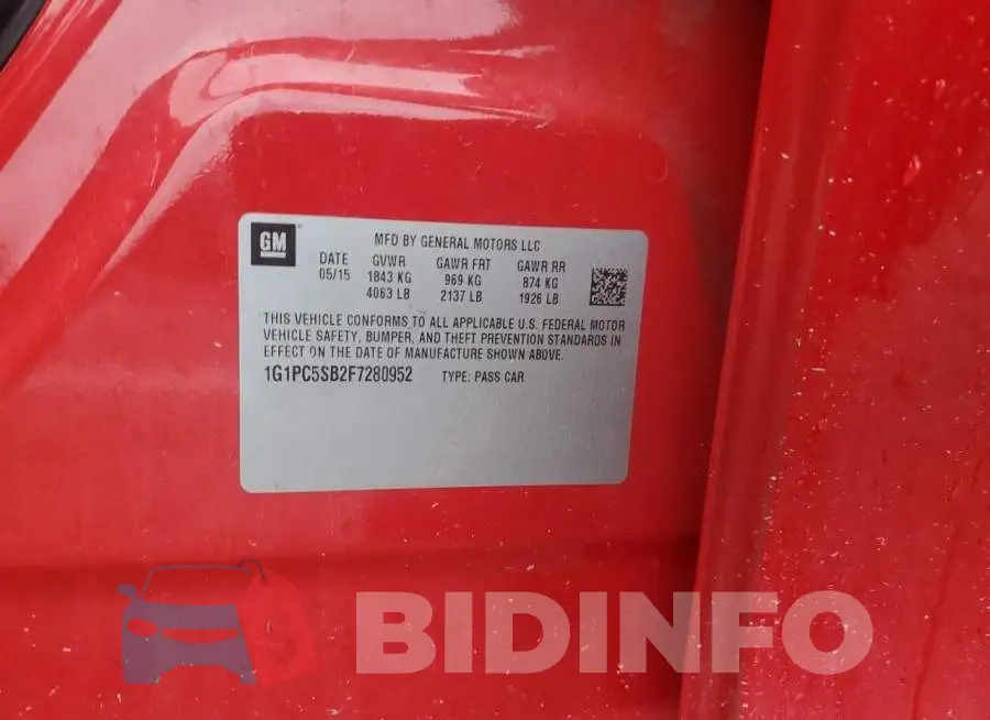 1G1PC5SB2F7280952 Photo# 12