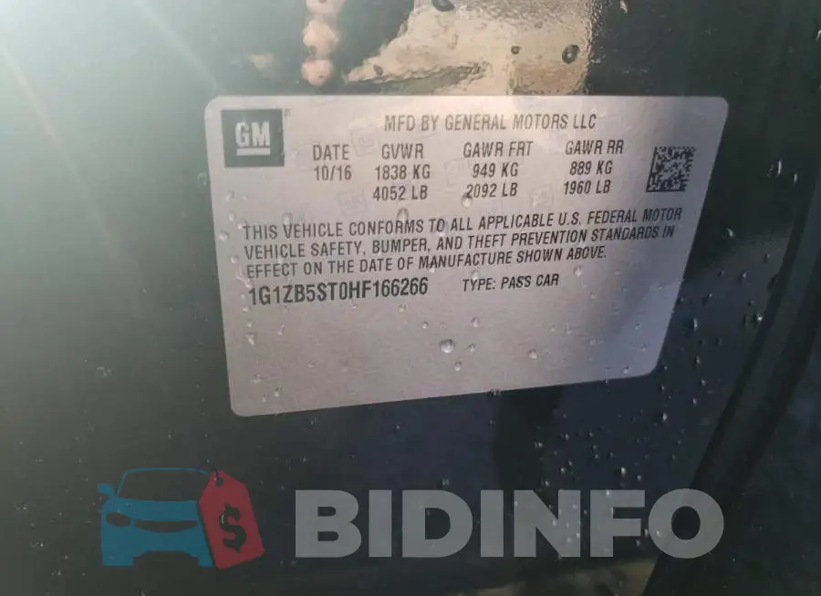 1G1ZB5ST0HF166266 Photo# 13