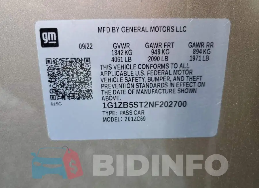 1G1ZB5ST2NF202700 Photo# 12