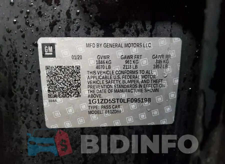 1G1ZD5ST0LF095198 Photo# 12