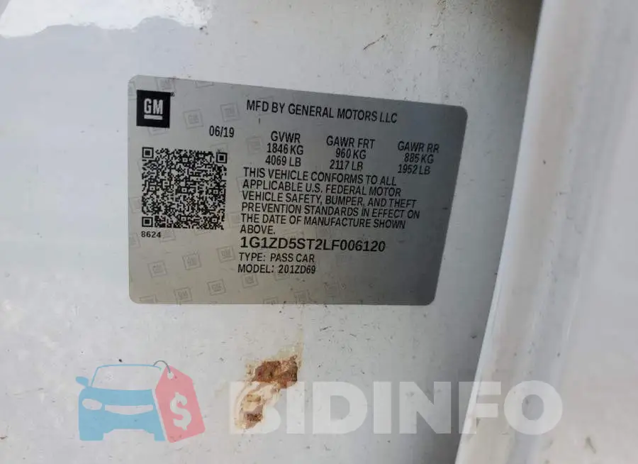 1G1ZD5ST2LF006120 Photo# 12