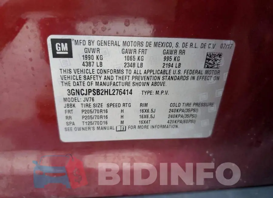 3GNCJPSB2HL276414 Photo# 12
