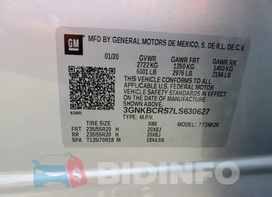 3GNKBCRS7LS630627 Photo# 14