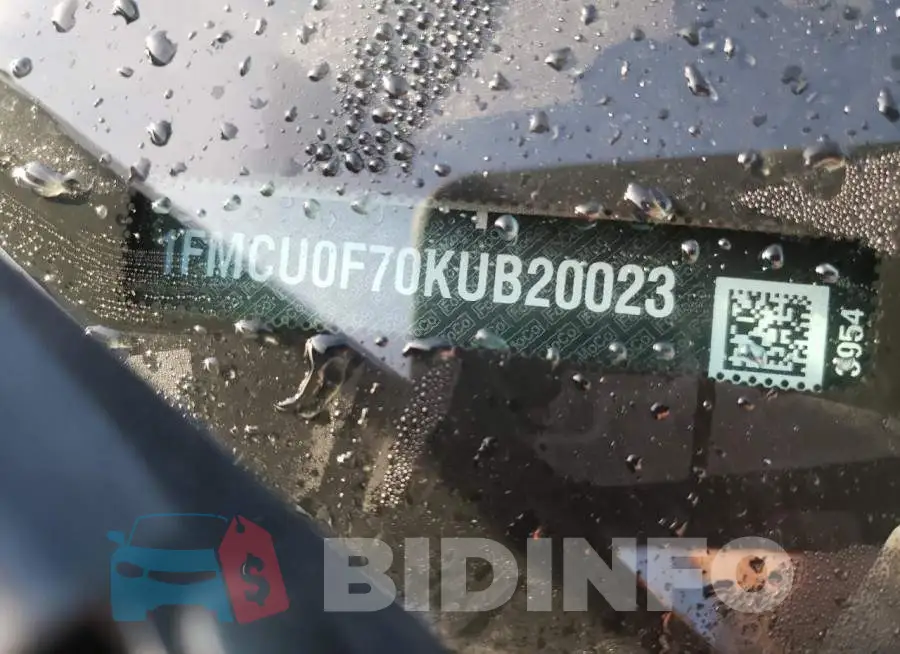 1FMCU0F70KUB20023 Photo# 12