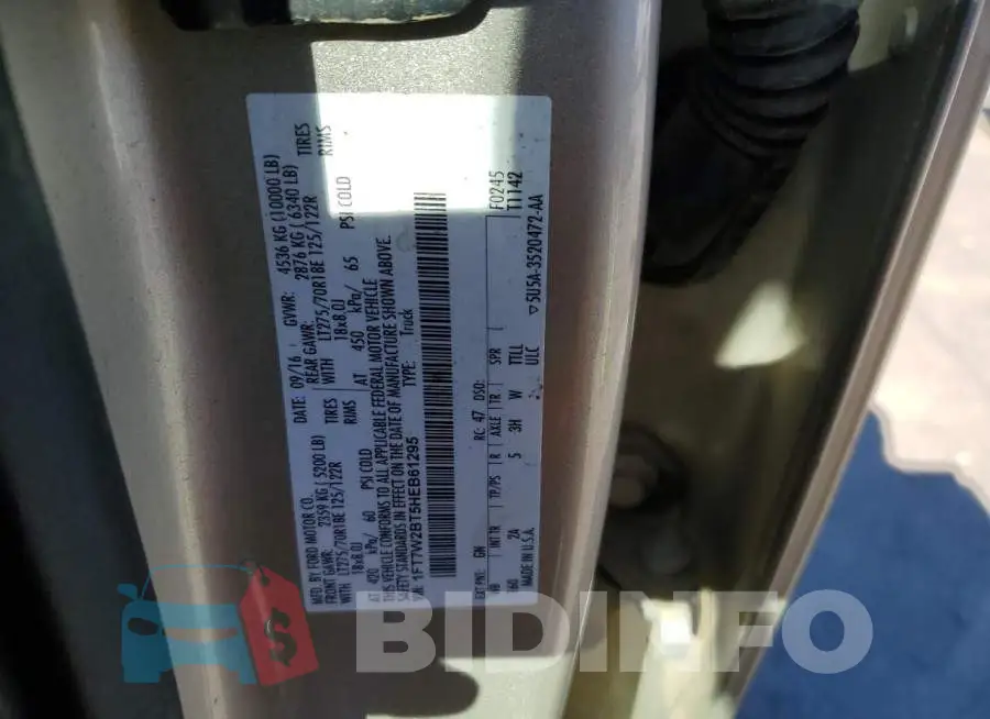 1FT7W2BT5HEB61295 Photo# 12