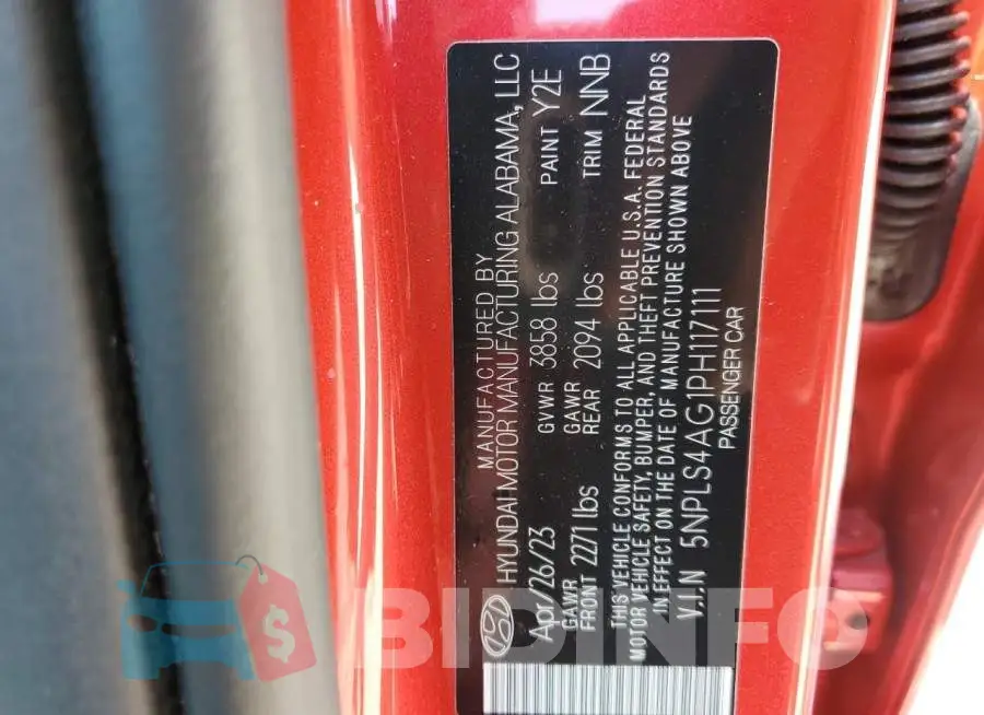 5NPLS4AG1PH117111 Photo# 12