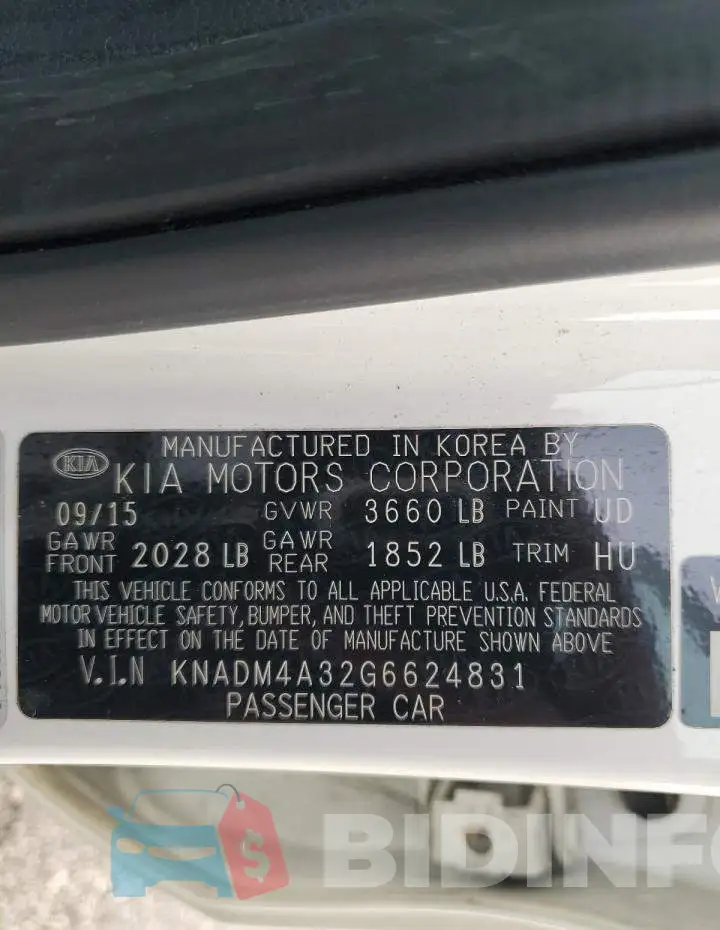 KNADM4A32G6624831 Photo# 12