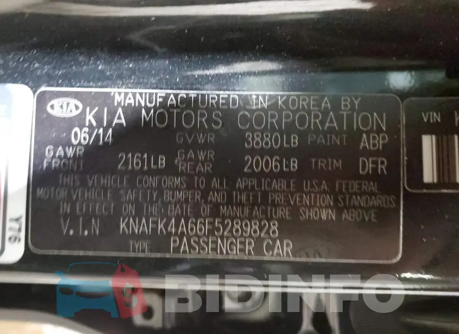 KNAFK4A66F5289828 Photo# 12