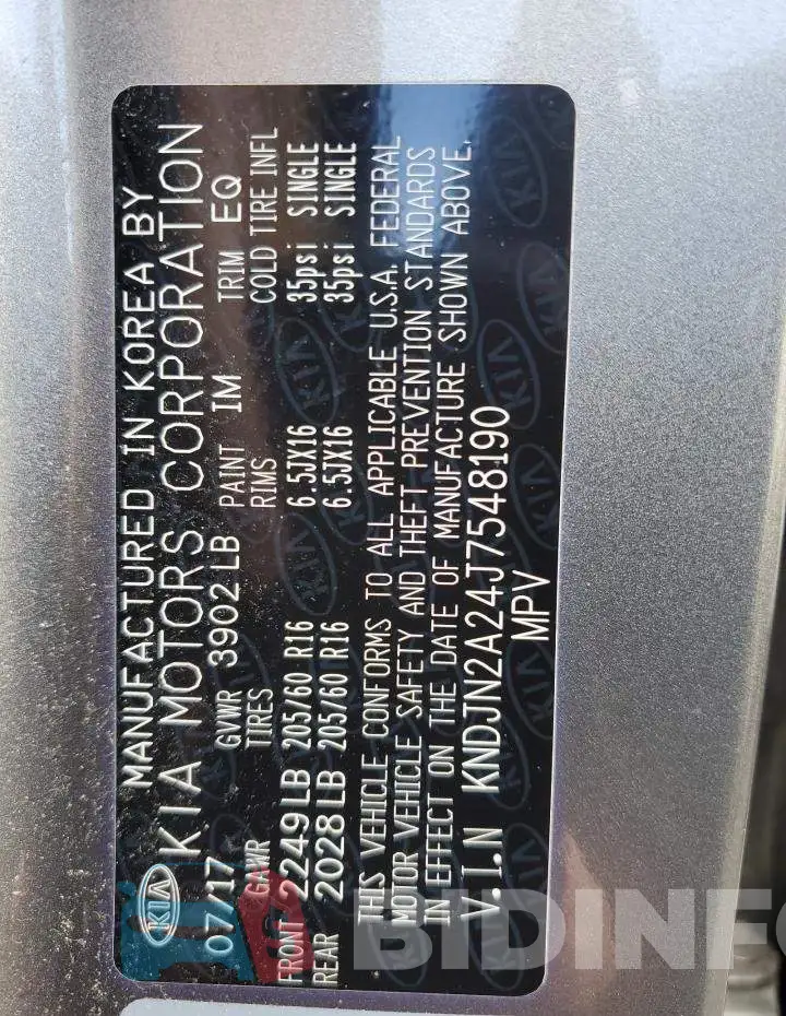 KNDJN2A24J7548190 Photo# 12