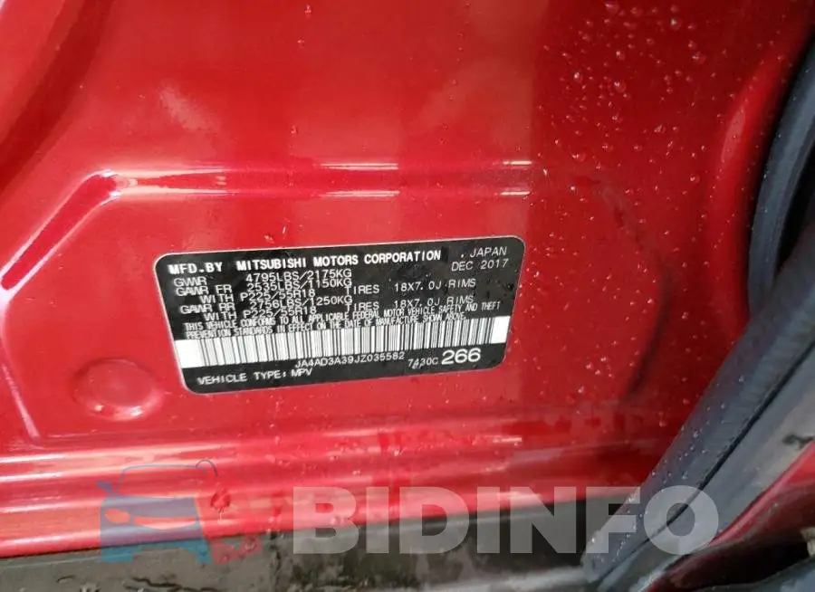 JA4AD3A39JZ035582 Photo# 12