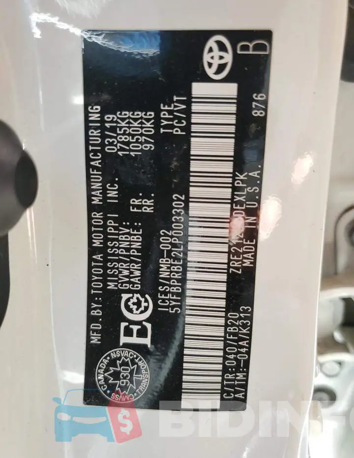 5YFBPRBE2LP003302 Photo# 12