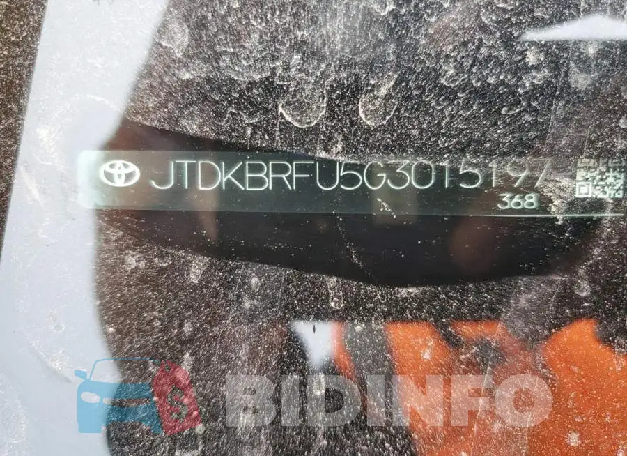 JTDKBRFU5G3015197 Photo# 12