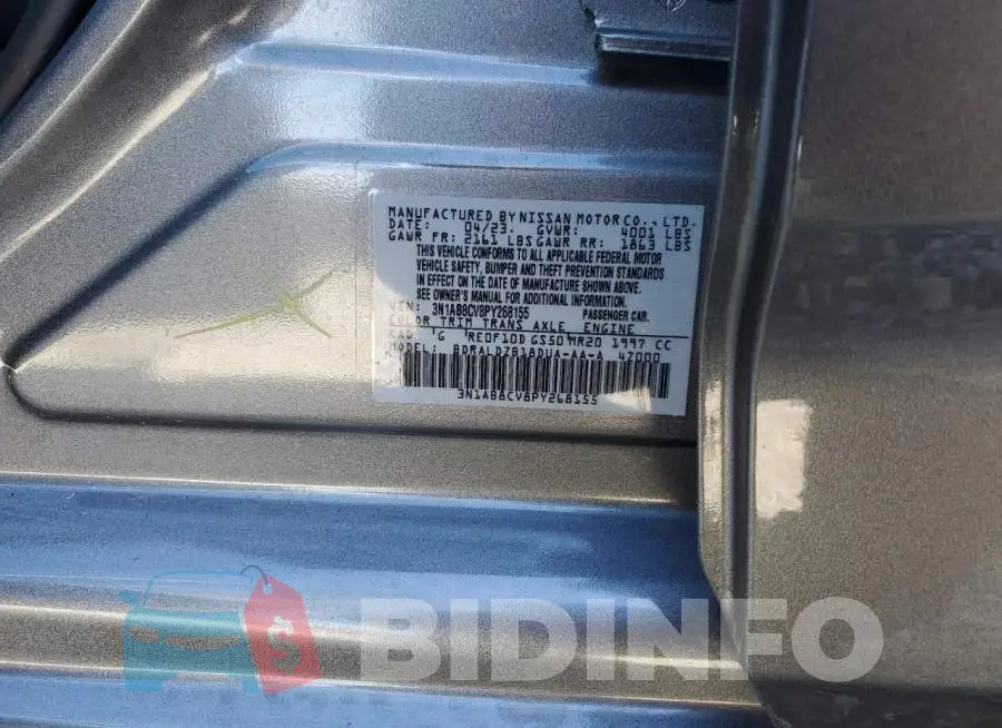 3N1AB8CV8PY268155 Photo# 12