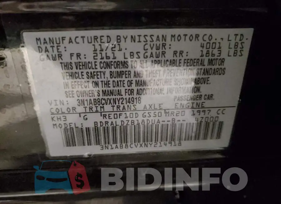 3N1AB8CVXNY214918 Photo# 12