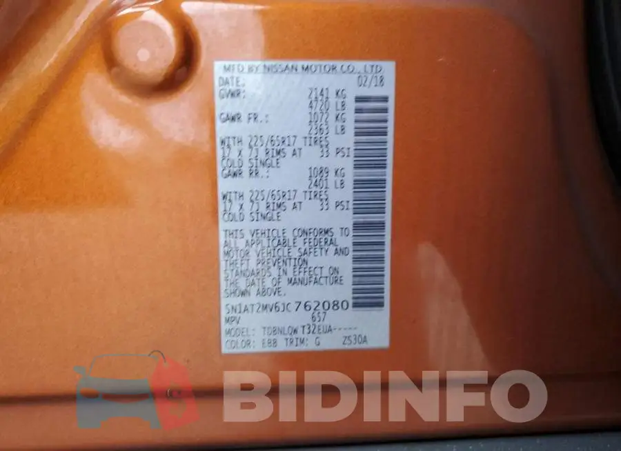5N1AT2MV6JC762080 Photo# 13