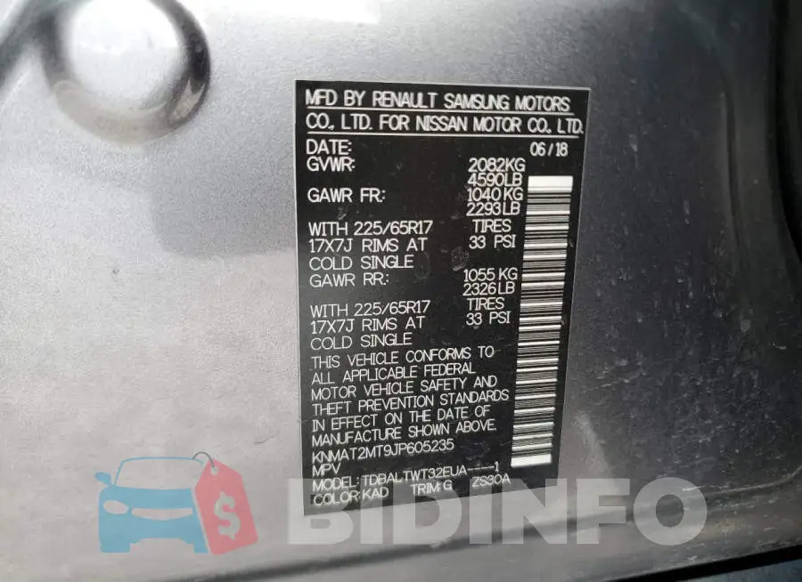 KNMAT2MT9JP605235 Photo# 12