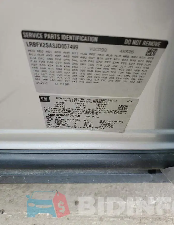 LRBFX2SA3JD057499 Photo# 13