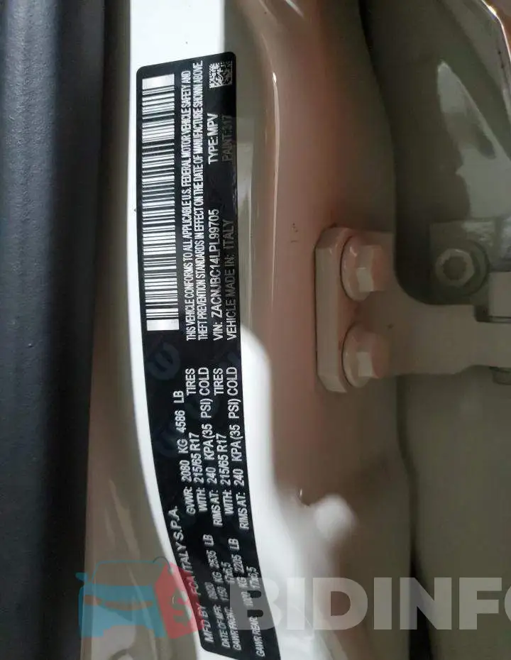 ZACNJBC14LPL99705 Photo# 13