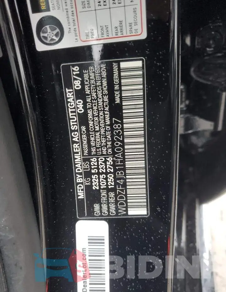 WDDZF4JB1HA092387 Photo# 12