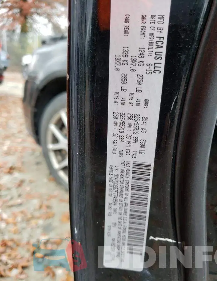 3C4PDDEG7FT749504 Photo# 13