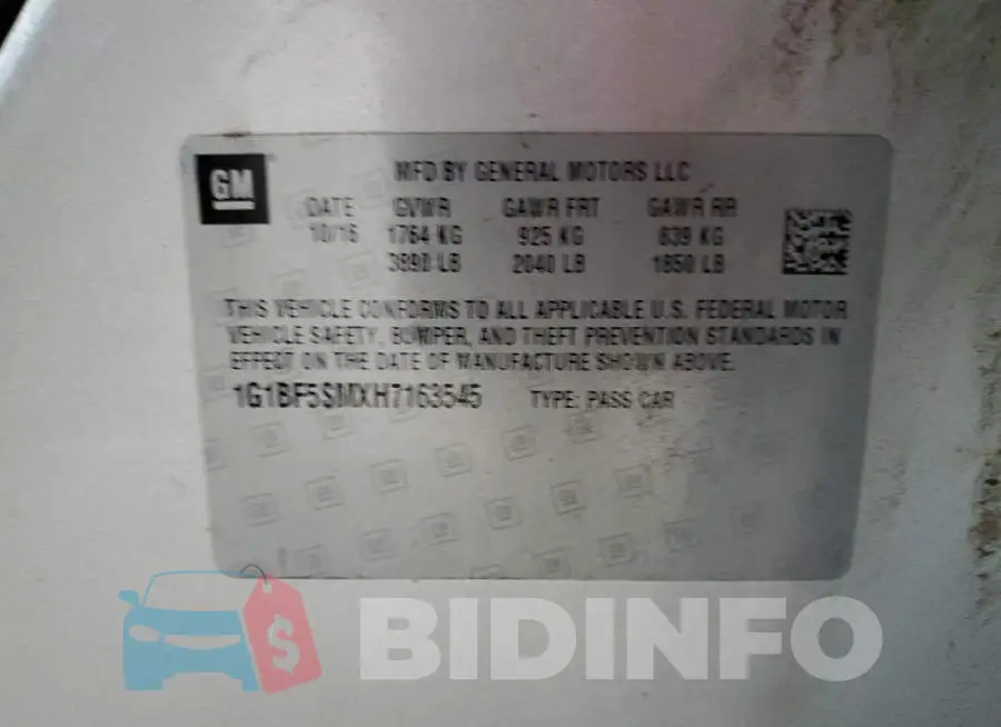 1G1BF5SMXH7163545 Photo# 12
